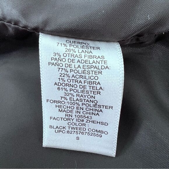 NARCISO RODRÍGUEZ Tweed Jacket Size S. - Picture 7 of 9